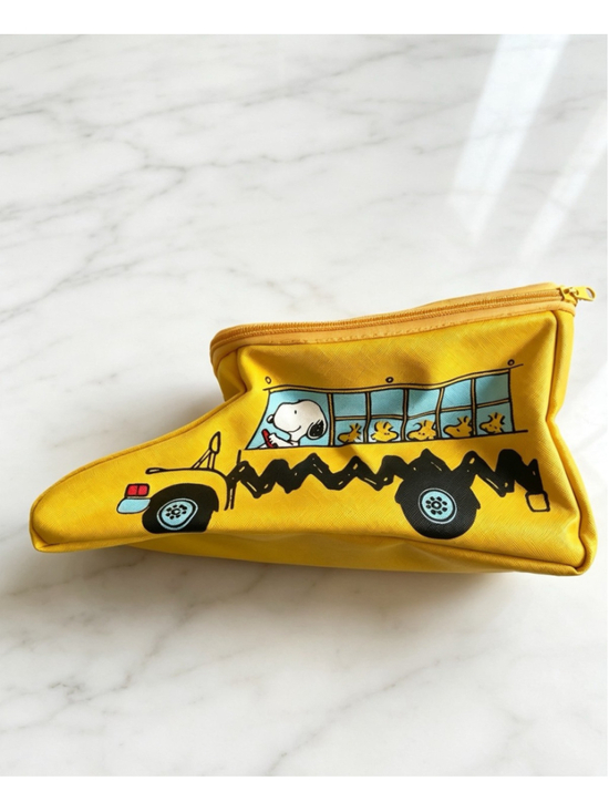 Peanuts Handbags - Snoopy School Bus Bag Peanuts Novelty Crossbody Purse New
